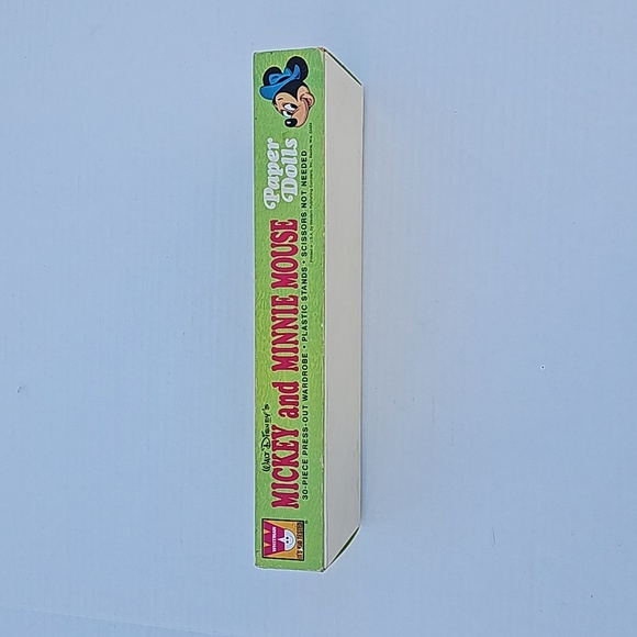 Vintage Walt Disney Whitman 1972 Mickey & Minnie Mouse Paper Dolls - Picture 3 of 12